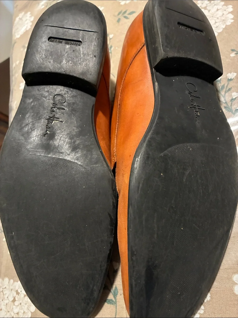 Cole Haan Men's Tan Leather Oxfords